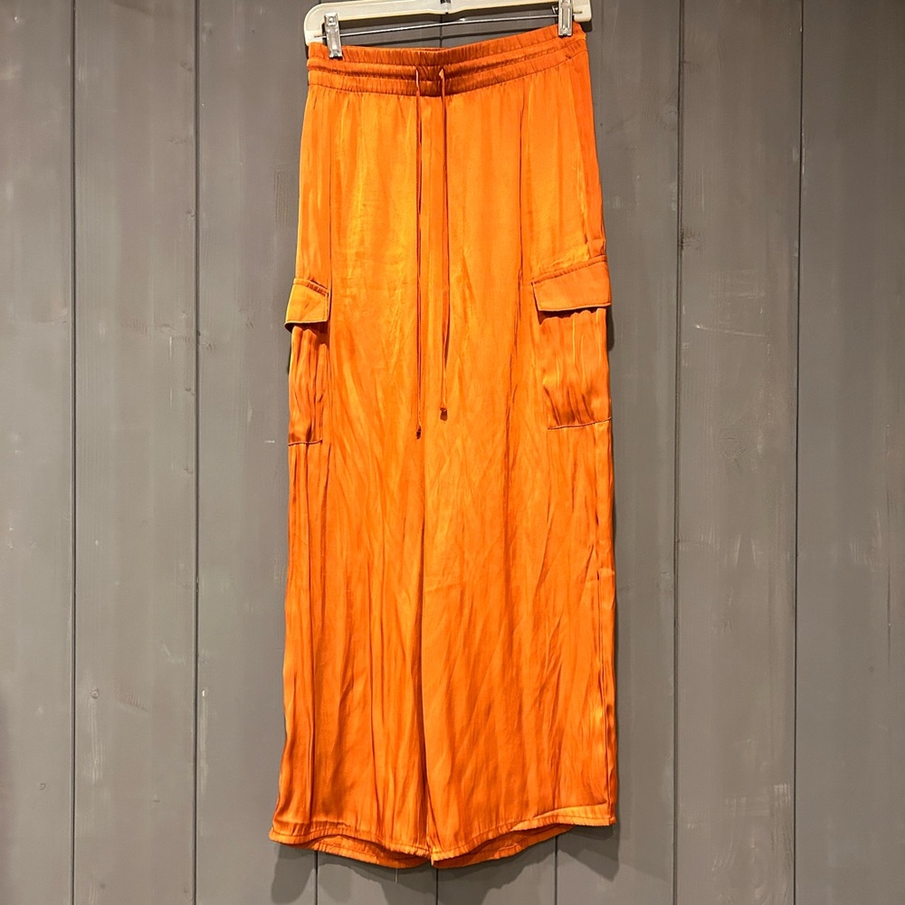 Rachel Zoe Bright Orange Pants